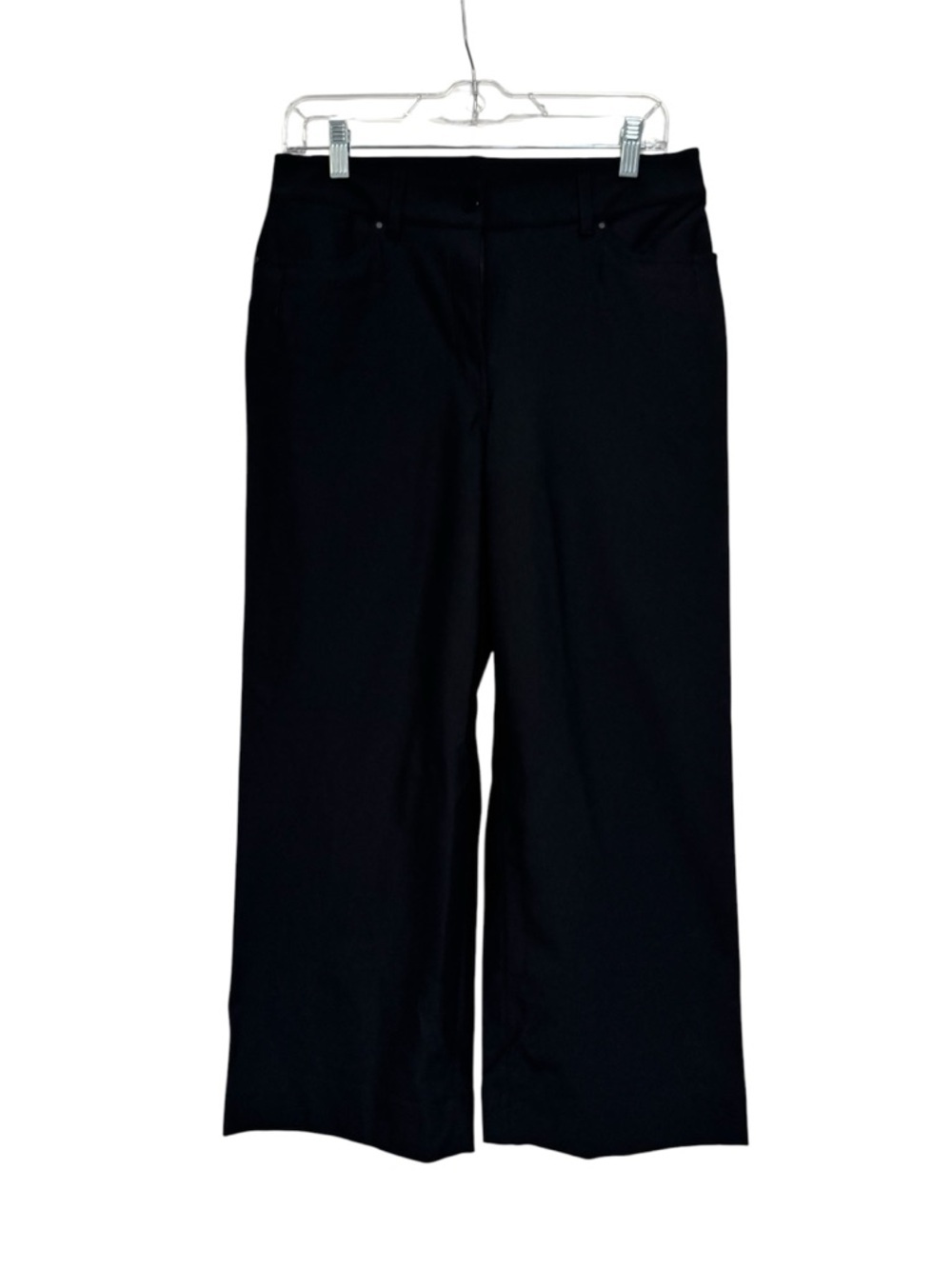 Lululemon City Sleek 5 Pocket Wide-Leg High Rise 7/8 Length Pant in Black - Picture 5 of 12
